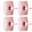 My Best Buy - Catchhole 4X Pink Door Stopper Wall Mount Door Stop Adhesive Catch Hole Advanced
