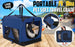 My Best Buy - Paw Mate Blue Portable Soft Dog Cage Crate Carrier L