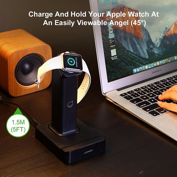 My Best Buy - UGREEN Apple Watch Magnetic charging Dock - Black (30361)