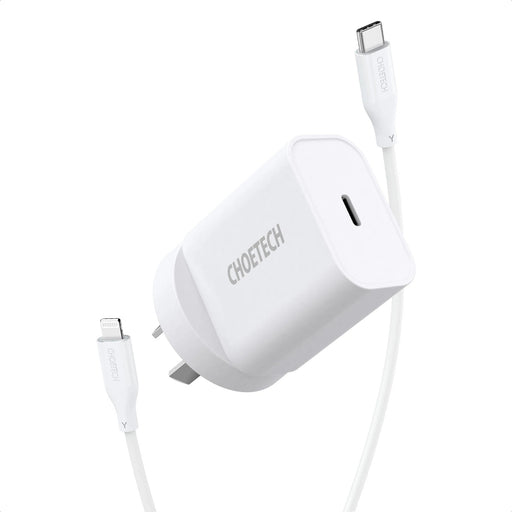 My Best Buy - CHOETECH Q5004CL PD20W USB-C iPhone Fast Charger with MFi Certified USB-C Cable