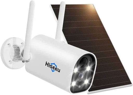 My Best Buy - Hiseeu C40 Indoor/Outdoor WiFi Battery Camera With Solar Panel