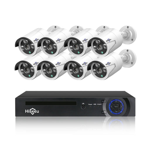 My Best Buy - Hiseeu H5NVR-P8-624P 8CH 4MP PoE CCTV System (2TB HDD)