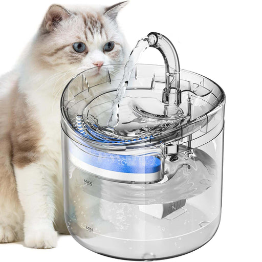 My Best Buy - Cat Dog Water Fountain Pet Water Dispenser 1.8L Automatic Drinking Fountain for Cats Kitty Indoor