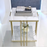 My Best Buy - Interior Ave - Milano Gold Square Side Table