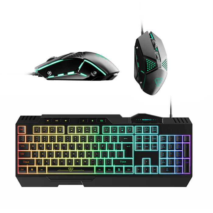 My Best Buy - Mouse Keyboard 2 In 1 Backlight Gaming Breathing Rainbow LED Combo for PC Laptop