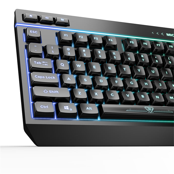 My Best Buy - RGB Gaming Keyboard 8 Mode Light Effect 19 Game Anti Ghosting Keys 6 Function AU