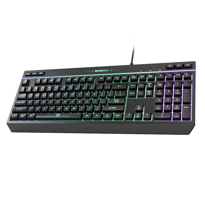 My Best Buy - RGB Gaming Keyboard 8 Mode Light Effect 19 Game Anti Ghosting Keys 6 Function AU