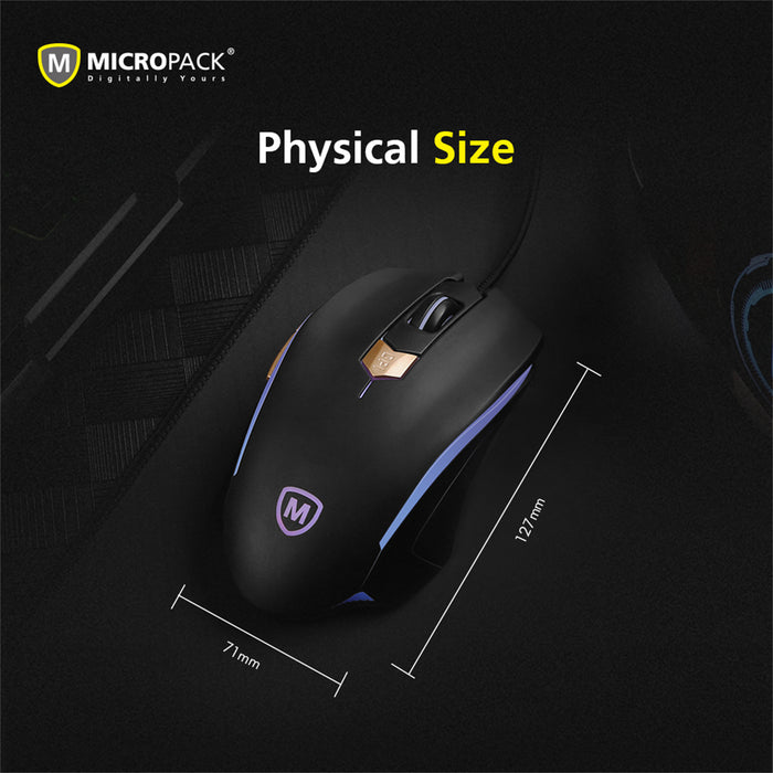 My Best Buy - Gaming Mouse Rainbow Wired Breathing LED 6 Buttons DPI Switch Hi Performance PC