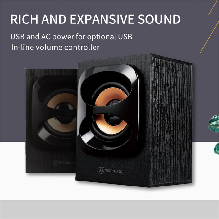 My Best Buy - Rich Sound Multimedia Speaker USB+AC Power Ensure Sound Quality and Reduce Noise