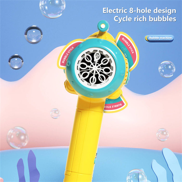 My Best Buy - Bubblerainbow Full-Automatic Submarine Windmill Bubble Machine Children's Hand-Held Toy