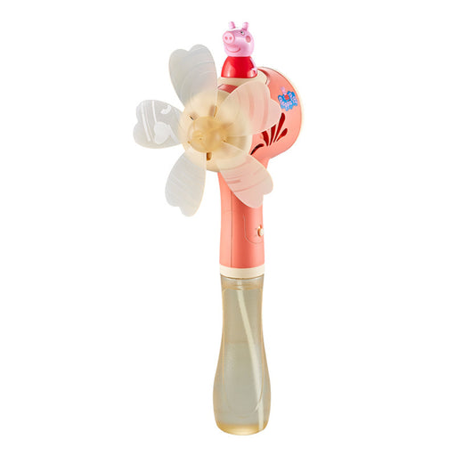 My Best Buy - Bubblerainbow Peppa Pig Windmill Bubble Machine Hand-Held Stick Electric Bubble Toy Pink