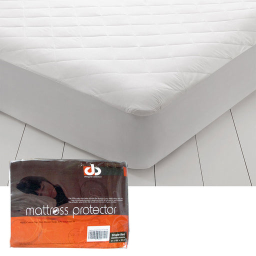 My Best Buy - Lightly Quilted Cotton Top Mattress Protector Single