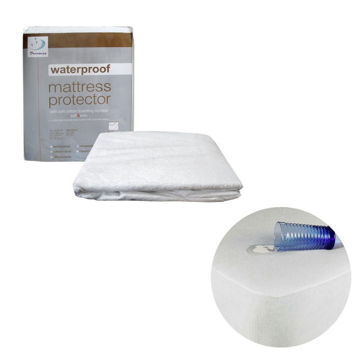 My Best Buy - Fully Fitted Terry Waterproof Mattress Protector 30cm Wall