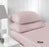 My Best Buy - Accessorize 250TC Fitted Sheet Set Pink - King