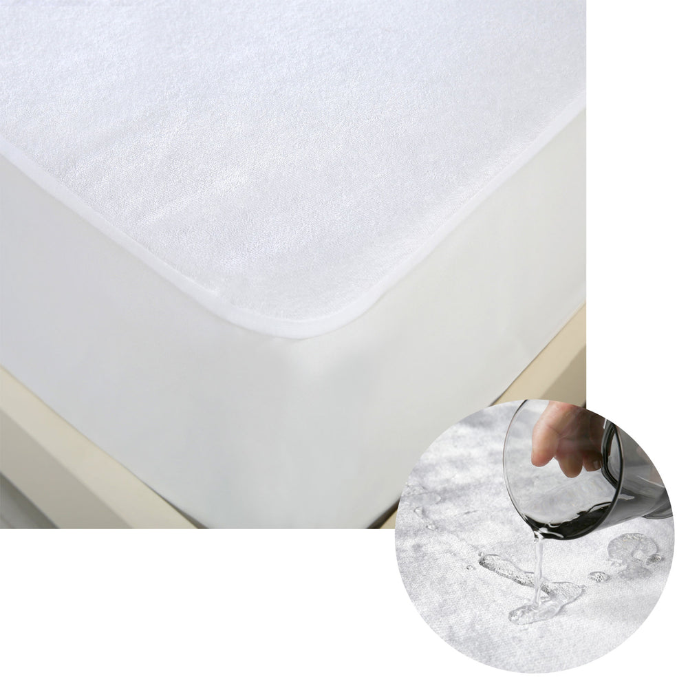 My Best Buy - Accessorize Cotton Top Waterproof Mattress Protector Single