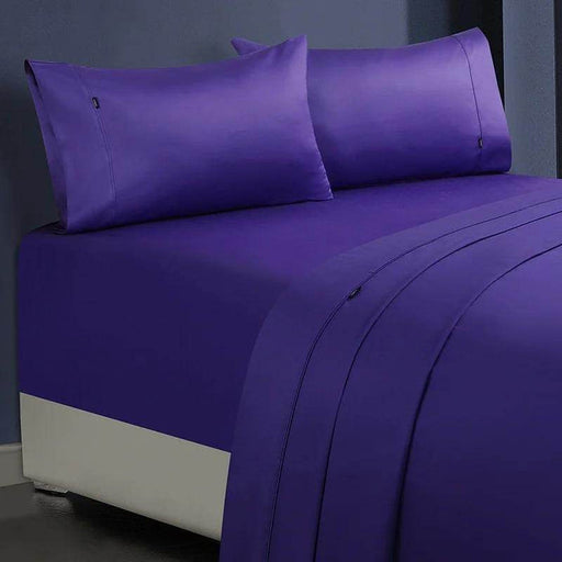 My Best Buy - 1000tc egyptian cotton sheet set 1 single violet