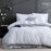 My Best Buy - luxurious linen cotton quilt cover set king white