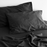 My Best Buy - luxurious linen cotton sheet set 1 double charcoal