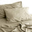 My Best Buy - luxurious linen cotton sheet set 1 mega queen natural