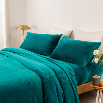 My Best Buy - thermal microplush sheet set double teal