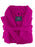 My Best Buy - small medium egyptian cotton terry toweling bathrobe fuchsia