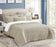 My Best Buy - 7 piece vintage stone wash comforter set king natural