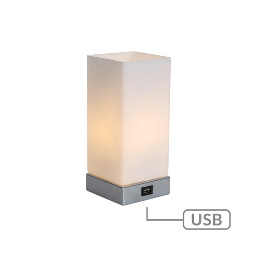 My Best Buy - Jessica Rectangle Touch Lamp with USB Port
