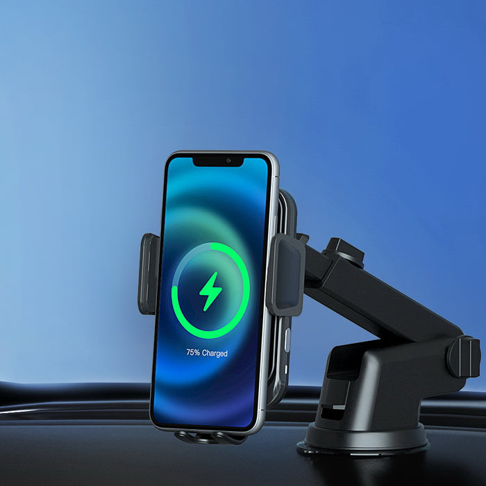 My Best Buy - Devanti Wireless Car Charger Fast Charging Car Mount Vent Suction cup