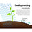 My Best Buy - Instahut 1.83m x 30m Weedmat Weed Control Mat Woven Fabric Gardening Plant PE