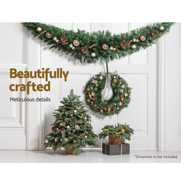 My Best Buy - Jingle Jollys Christmas Garland 2.1M Xmas Tree Decoration Green