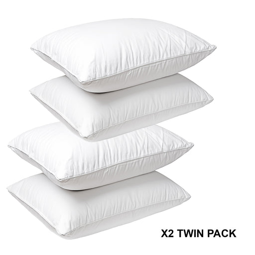 My Best Buy - Royal Comfort Duck Feather Down Pillows 50 x 75cm Set Hotel Quality