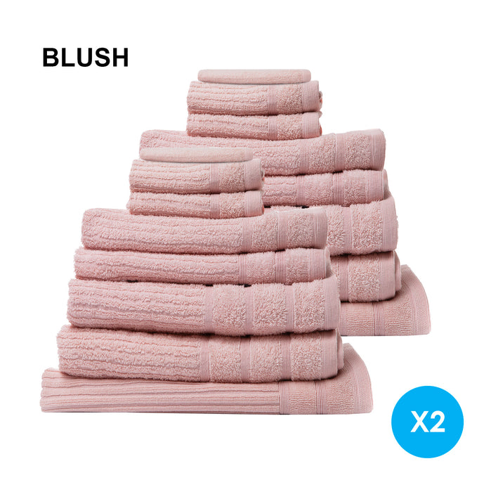My Best Buy - Royal Comfort Cotton Eden Towel Set 600GSM Luxurious Absorbent