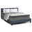 My Best Buy - Milano Decor Capri Bed Frame + Luxopedic Euro Top Mattress Bedroom Set