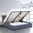 My Best Buy - Milano Decor Capri Bed Frame + Luxopedic Euro Top Mattress Bedroom Set