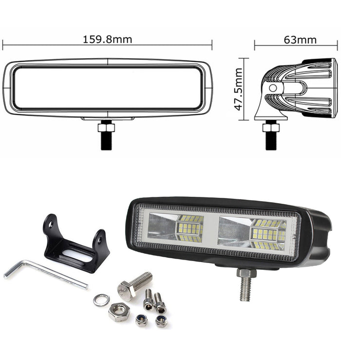 Unlock the power of the night with My Best Buy's 6-inch LED work driving light bars x 2