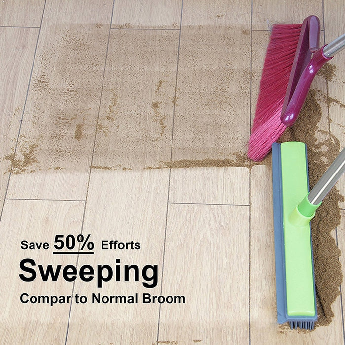 My Best Buy - Broom and Dust Scraper - Pet rubber Brush Carpet cleaner Sweeper