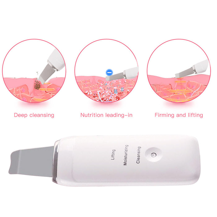 My Best Buy - Professional Ultrasonic Facial Skin Scrubber - Ion Deep Face Cleaning/Peeling - USB Rechargeable Skin Care Device - MyBestBuy.com.au