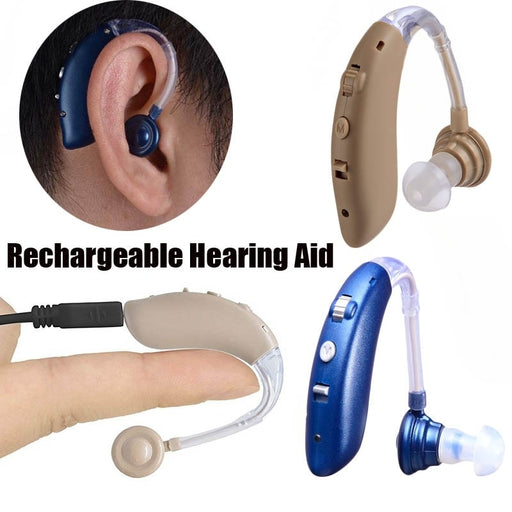 My Best Buy - Rechargeable USB Mini Digital BTE Hearing Aid - Sound Amplifier for Mild to Severe Hearing Loss - 30 Days Money back Guarantee - MyBestBuy.com.au