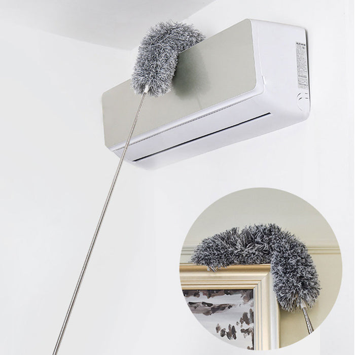My Best Buy - Telescopic Pole Magnetic Microfibre Duster -  Washable Miracle Duster - Stainless Steel Pole - Top quality - Extends to 2.82 Meters - MyBestBuy.com.au