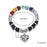 7 Chakra Men & Women - Bracelets and Bangles - Colors Healing Crystals Stone Chakra Pray Mala Heart Charm Bracelet Jewelry - MyBestBuy.com.au