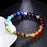 7 Chakra Men & Women - Bracelets and Bangles - Colors Healing Crystals Stone Chakra Pray Mala Heart Charm Bracelet Jewelry - MyBestBuy.com.au