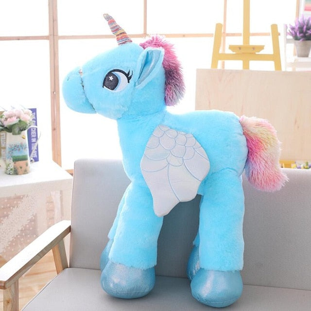 My Best Buy - Adorable 50/60/90cm Kawaii Unicorn Plush Toy - Giant Stuffed Animal Horse Toys