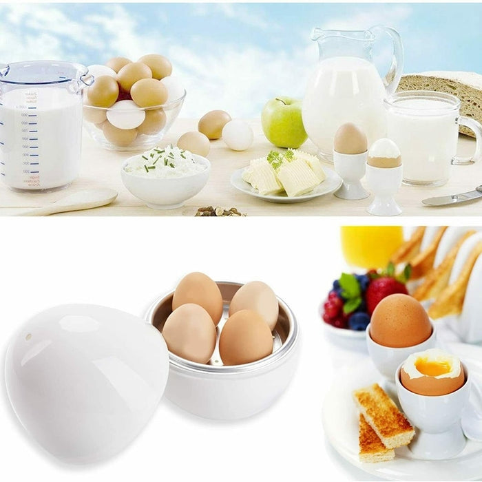 My Best Buy - Egg Microwave Cooker, Egg Steamer - Pod Shape, Perfectly Cooks Eggs and Detaches the Shell