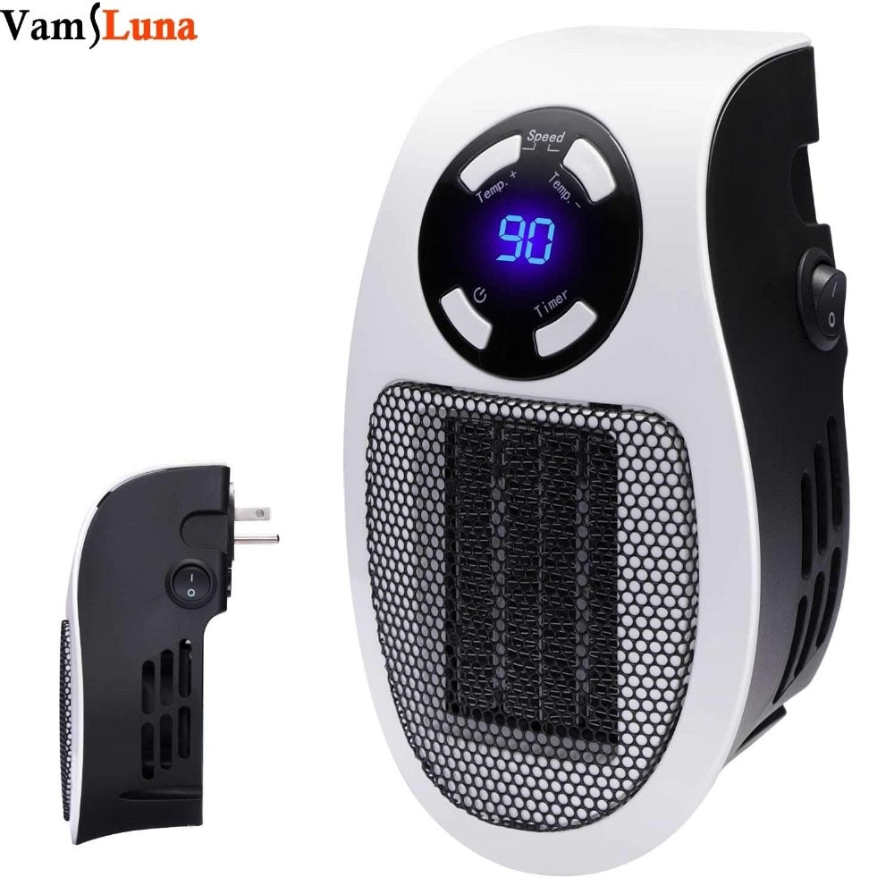 My Best Buy Handy Plug-in Ceramic Heater with Adjustable Temperature, Timer and LED Display. - MyBestBuy.com.au