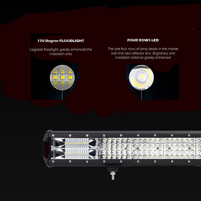 Light up your drive with the power of My Best Buy 20" Philips LED Light Bar Quad Row Combo Beam